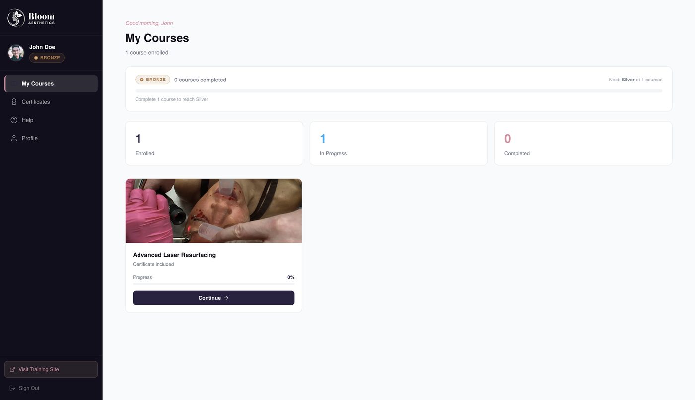 Students learn in a portal that makes you look world-class